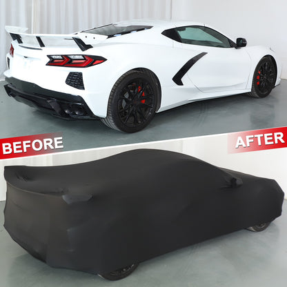 Car Protection Cover Waterproof Sun UV Snow Resistant For Corvette C8 2020+ 9