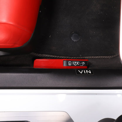 Red Full Interior Set Dash Panel Decor Cover Trim Kit For Corvette C8 2020-25 - Variants 6-10 23