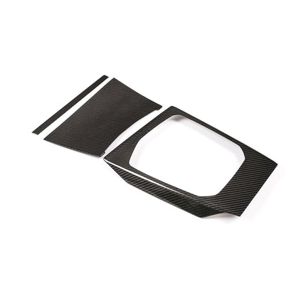 Real Carbon Fiber Center Console Trim For BMW 3 4 Serie G20 330i 340i 420i 25+ 17