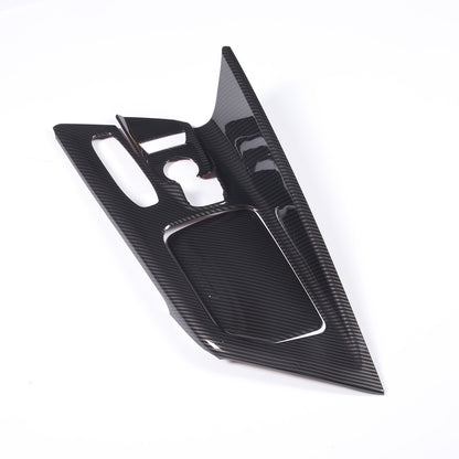 ABS Carbon Fiber Center Console Frame Trim Cover For Corvette C8 2020-2025 US 16
