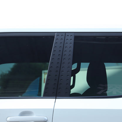 Black Alloy Window Center Pillar Trim Panel For Toyota Land Cruiser LC250 24+ 7