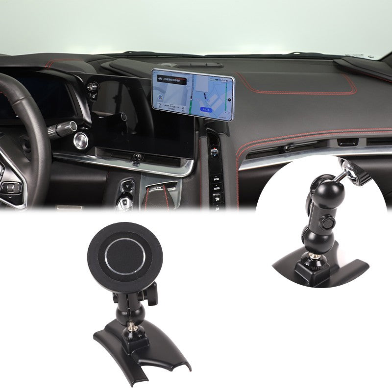 Magnetic Center Console Phone Mount Bracket For Corvette C8 2020-2025 2