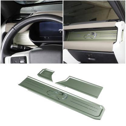 ABS Car Dashboard Trim Strip Kits For Land Rover Defender 90 110 2020-23 10