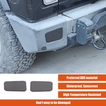 Smoked Black Rear Tail Light Lamp Decor Cover Trim For Hummer H2 2003-2009 13
