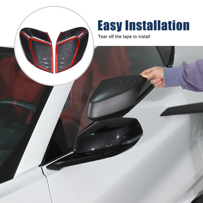 Matte Real Carbon Fiber Interior Exterior Trim Cover For Corvette C8 2020-25 127
