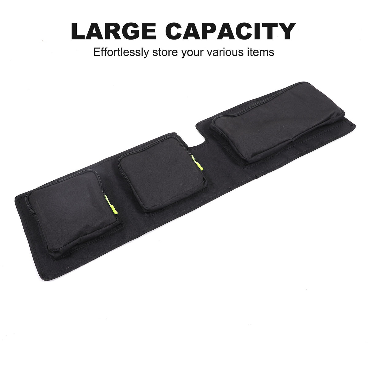 Black Rear Trunk Hanging Storage Bag Organizer For BMW 7 Series G70 i7 2023-25 9