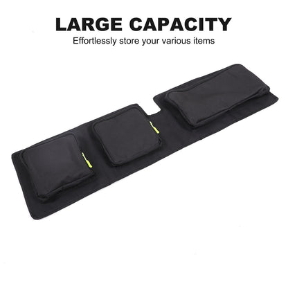 Black Rear Trunk Hanging Storage Bag Organizer For BMW 7 Series G70 i7 2023-25 9