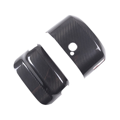 Real Carbon Fiber Steering Wheel Base Cover Trim For Corvette C7 2014-2019 US 5