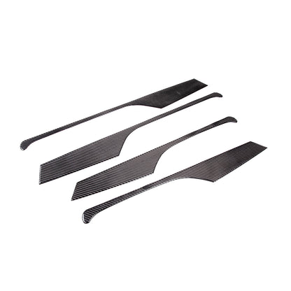 Real Carbon Fiber Car Door Panel Cover Trim For Benz C Class W206 2022-23 4