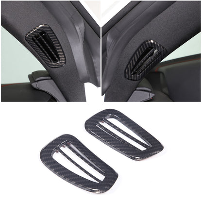 Carbon Fiber ABS Interior Full Decor Cover Trim Kit For Corvette C8 2020-2025 - Styles 11-15 18