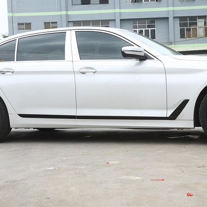 Glossy Black Door Body Side Molding Cover Trim For BMW 5 Series 2018-22 12