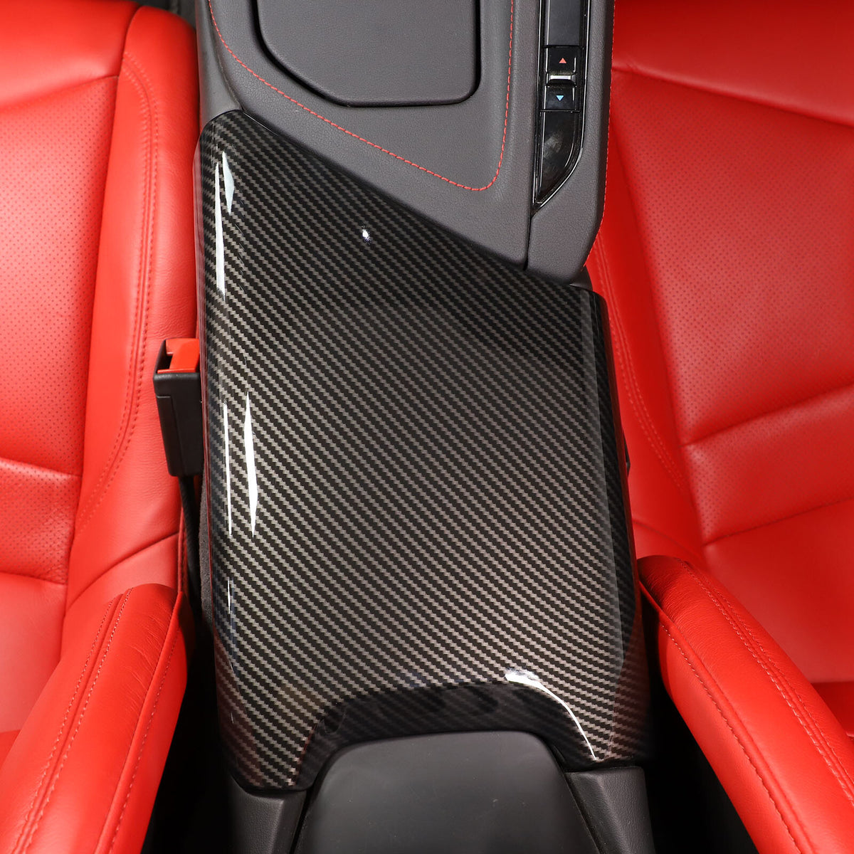 Carbon Fiber ABS Interior Full Decor Cover Trim Kit For Corvette C8 2020-2025 - Styles 31-35 46