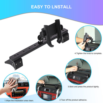 U Shape Center Console Phone Holder Bracket For Toyota FJ Cruiser 2007-2021 22