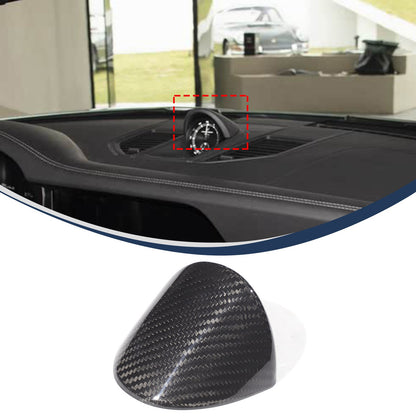 Real Carbon Fiber Instrument Panel Clock Cover Trim For Porsche 911 2019-2024 US 7