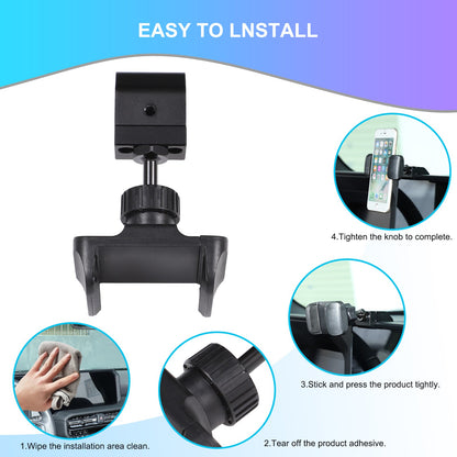 Navigation Screen Phone Mount Bracket For Toyota Land Cruiser LC250 Prado 2024+ 3