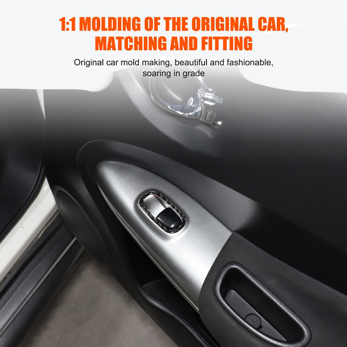 Soft Carbon Fiber Interior Center Console trim Sticker For Nissan Juke 2011-2019 127