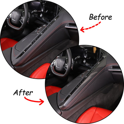 Real Carbon Center Console Passenger Side Trim For Corvette C8 Z51 Z06 Stingray 4