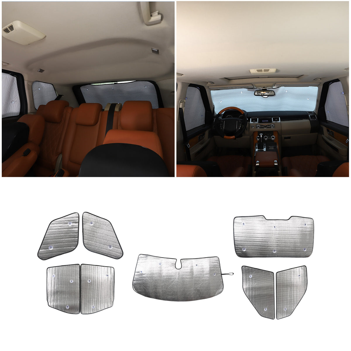 Front Car Sun Shade Windshield Window Cover For LR Range Rover Sport L320 05-13 9
