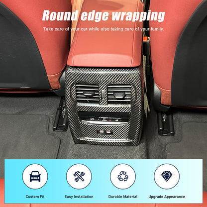 Real Carbon Fiber Rear Air Vent Frame Trim For BMW 4 Series G22/G23/G26 2020+ 16