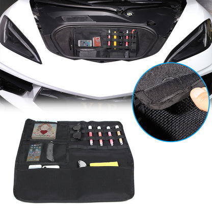 Front & Rear Center Console Storage Bag Tray For Corvette C8 2020+ - Variants 1-5 49
