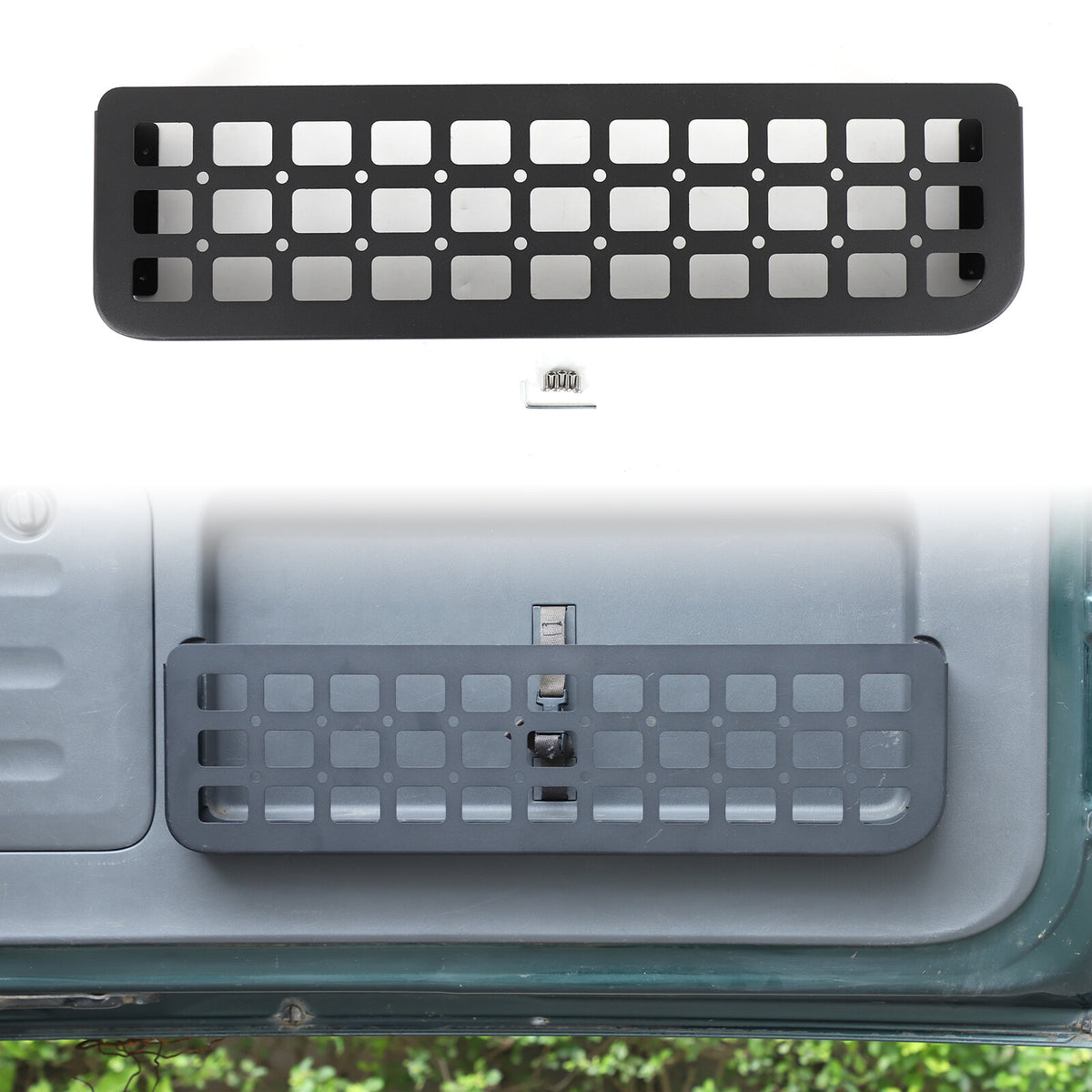 Aluminum Alloy Tailgate Storage Molle Panel For Toyota Prado FJ120 03-09 US 4