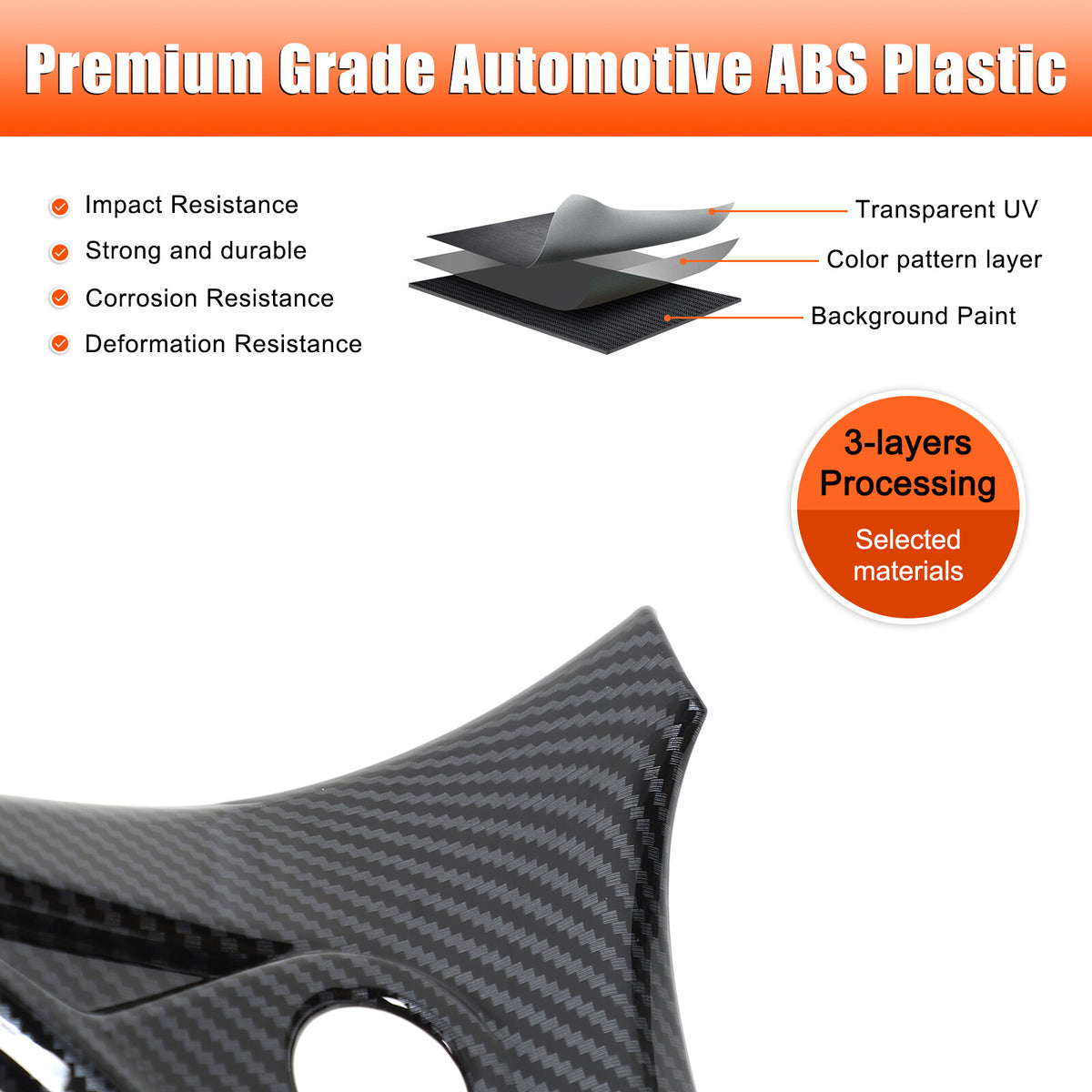 ABS Carbon Center Gear Shift Panel trim Cover For Nissan 370Z Z34 MT 09-20 US 4