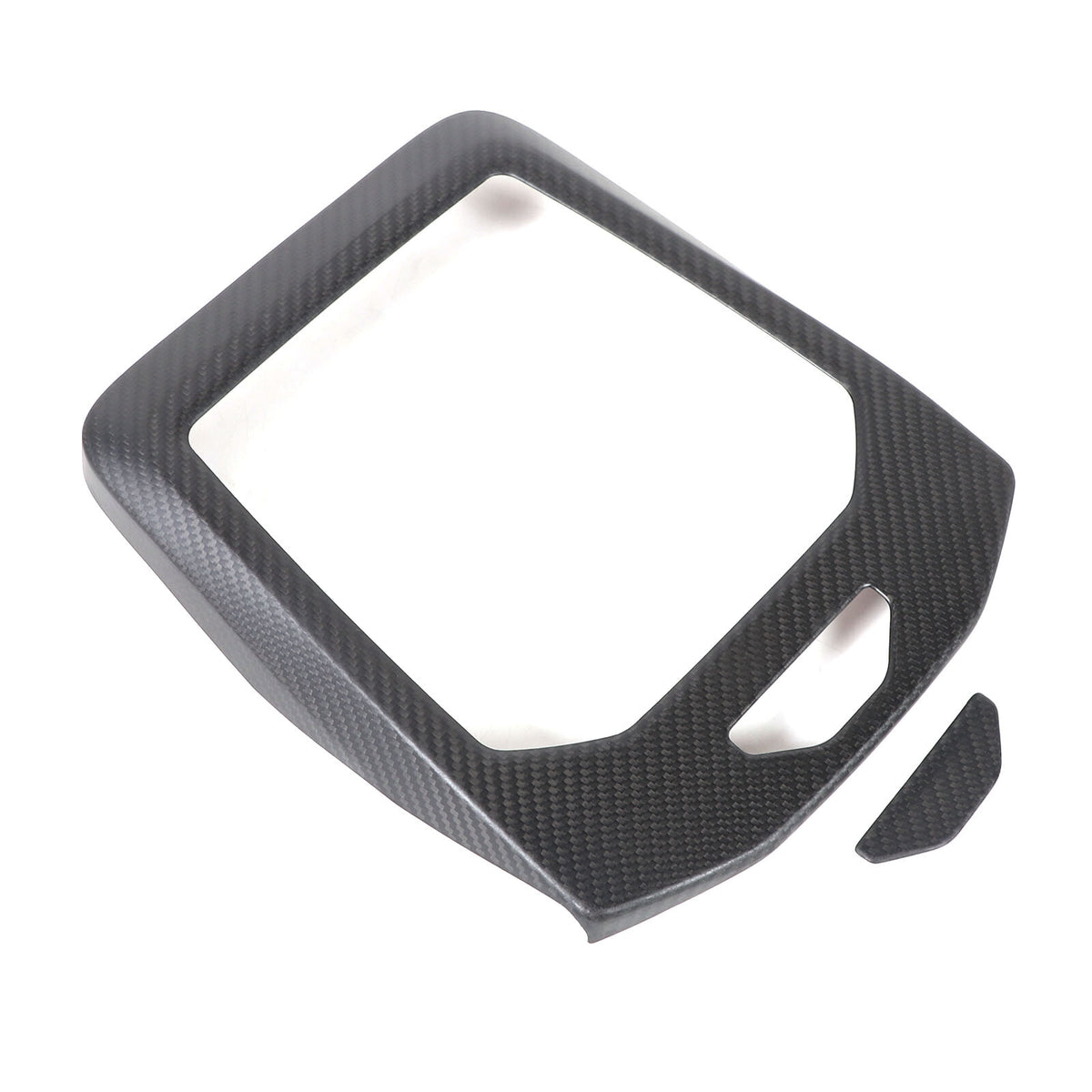 Matte Carbon Fiber Console Gear Panel Trim Cover For BMW 5 Series G60 i5 2024+ 5