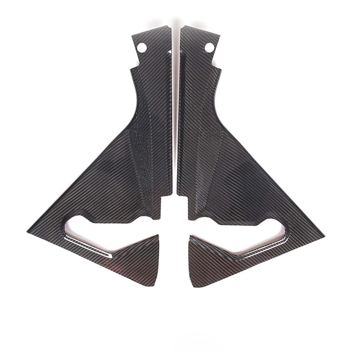 Real Dry Carbon Fiber Engine Bay Tank Panel Cover Frame Trim For Corvette C8 20+ 40