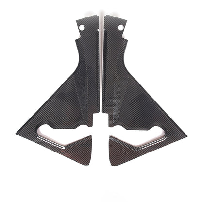 Real Dry Carbon Fiber Engine Bay Tank Panel Cover Frame Trim For Corvette C8 20+ 40