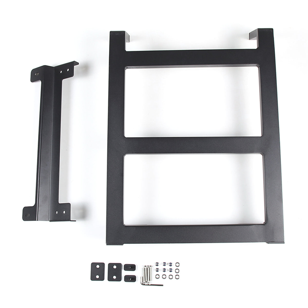 Alloy Rear Roof Climbing Ladder Rack Window Molle Panel For Hummer H2 2003-09 85