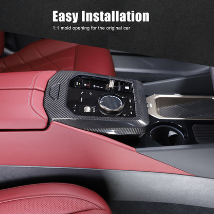 Real Carbon Fiber Center Gear Shift Panel Trim For BMW 5 Series G60 i5 2024+ 22