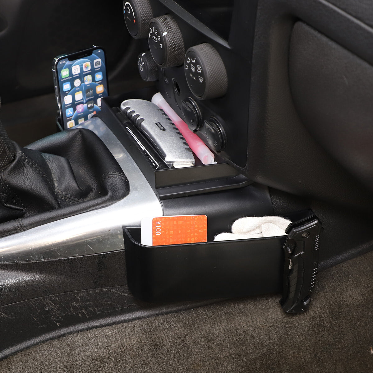 ABS Gear Shift Side Storage Box Organizer tray For Hummer H3 2005-09 US 3