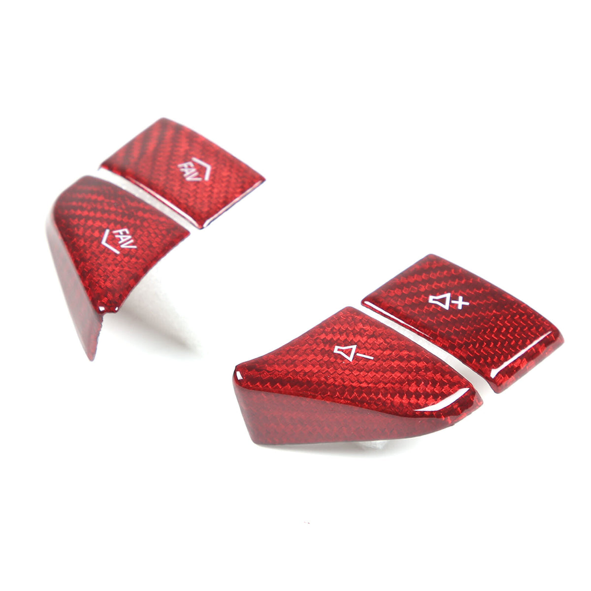 Red Real Carbon Fiber Full Interior Set Decor Trim Kit for Corvette C8 20-25 - Styles 51-55 12