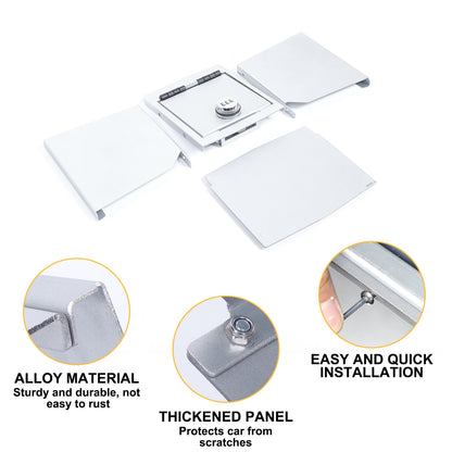 Silver Center Console Armrest Safe Storage Lock Box TRAY For Ford Maverick 22-25 14