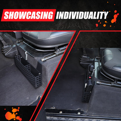 Aluminum Driver Seat Underseat Storage Basket Trim For LR Defender L316 2004-18 13