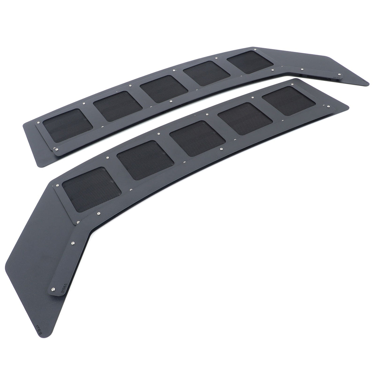 Aluminum Rear Door Window Louver Air Vent Panel Trim Cover For Lexus NX 2015+ 11