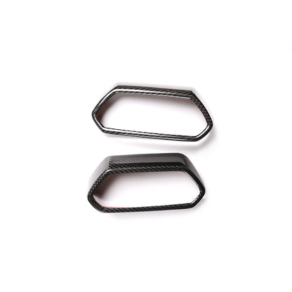 2pcs real carbon fiber side air outlet frame trim For Lamborghini URUS 18-23 US 9