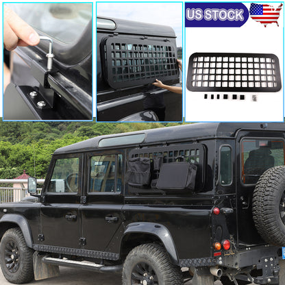 Rear Side Window Molle Panel Bracket Guard For Land Rover Defender 2004-2019 US 2