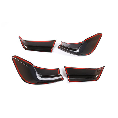 ABS Smoked Black Tail Light Lamp Cover Guard Trim For BMW 3 Series 20-22 3