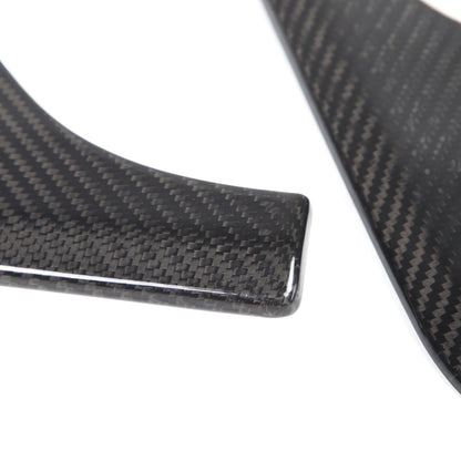 Real Carbon Fiber Interior Center Console Dashboard Trim Strip For Corvette C8 19