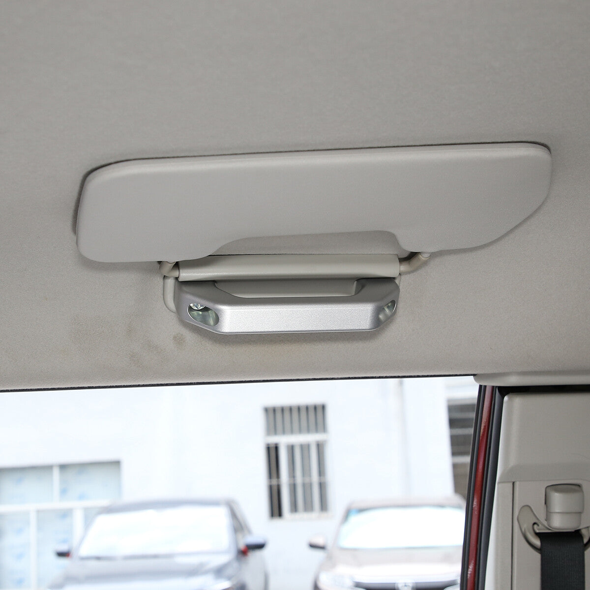 Silver Alloy Inner Car Roof Grab Handle Cover Trim For Toyota FJ Cruiser 07-21 7
