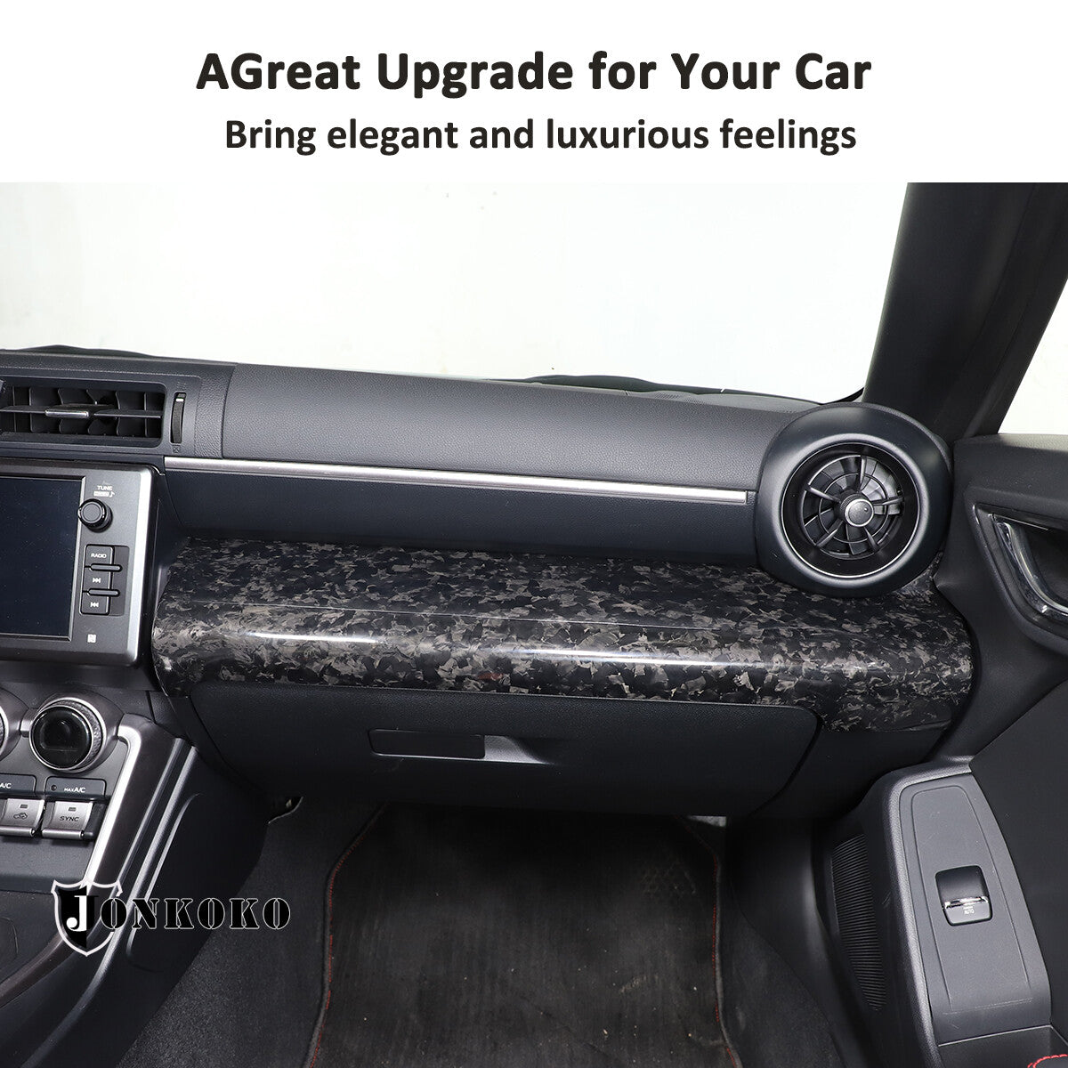 Forged Center Console Dashboard Panel Trim Cover For Toyota 86/Subaru BRZ 22-23 5