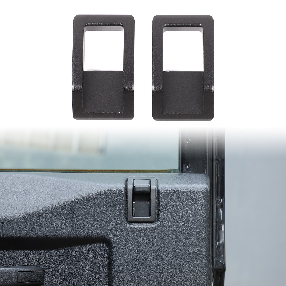 Aluminum Door Latch Outer Trim Cover For Land Rover Defender 90 L316 2004-2018 2