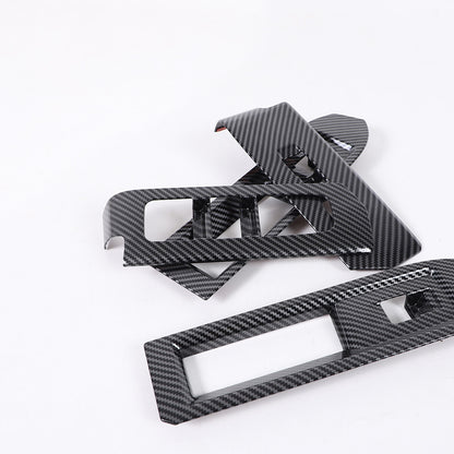 ABS Carbon Fiber Interior Full Set Panel Cover Trim Kit for Toyota Tacoma 24-26 - Styles 1-5 31