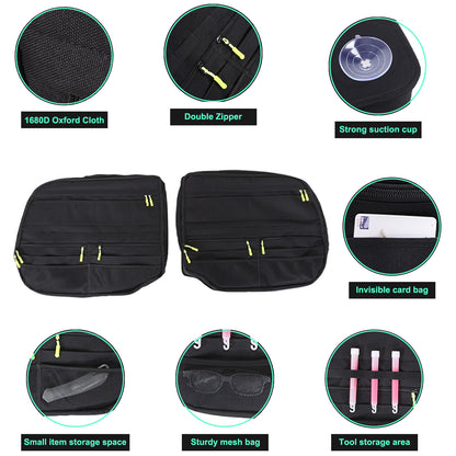 Tailgate Rear Door Cargo Trunk Storage Bag Organizer For Toyota Prado FJ150 2010 12