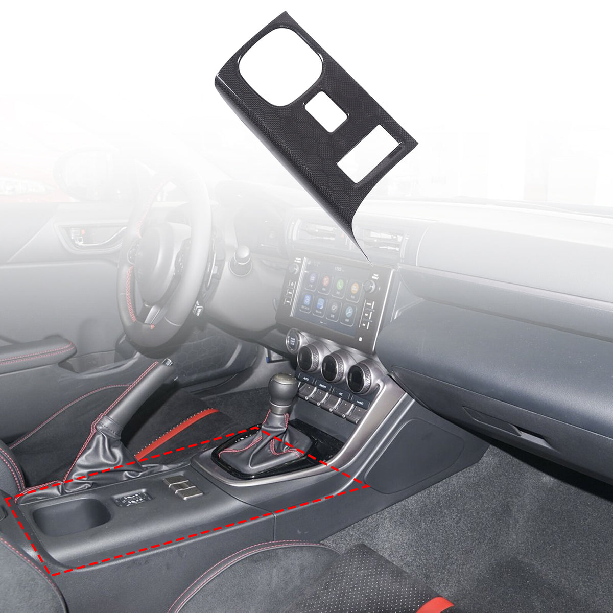 Honeycomb Seat Adjustment Heating Button Cover For Subaru BRZ Toyota GR86 AT 22+ 13