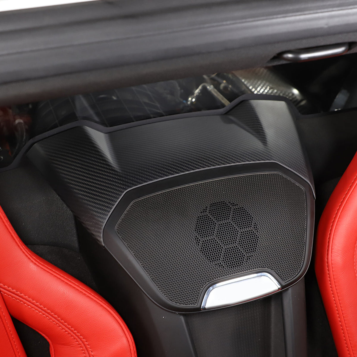 Matte Real Carbon Fiber Interior Exterior Trim Cover For Corvette C8 2020-25 82