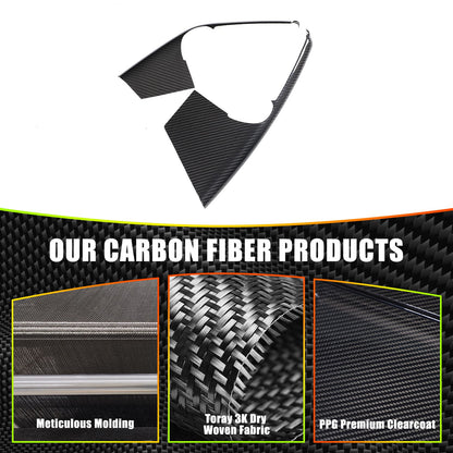Real Carbon Fiber Mode Button Side Cover Trim For Nissan GT‑R R35 2008‑2016 3