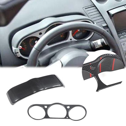 ABS Carbon Fiber Dashboard Instrument Top Trim For Nissan 350Z Z33 2003-06 US 14