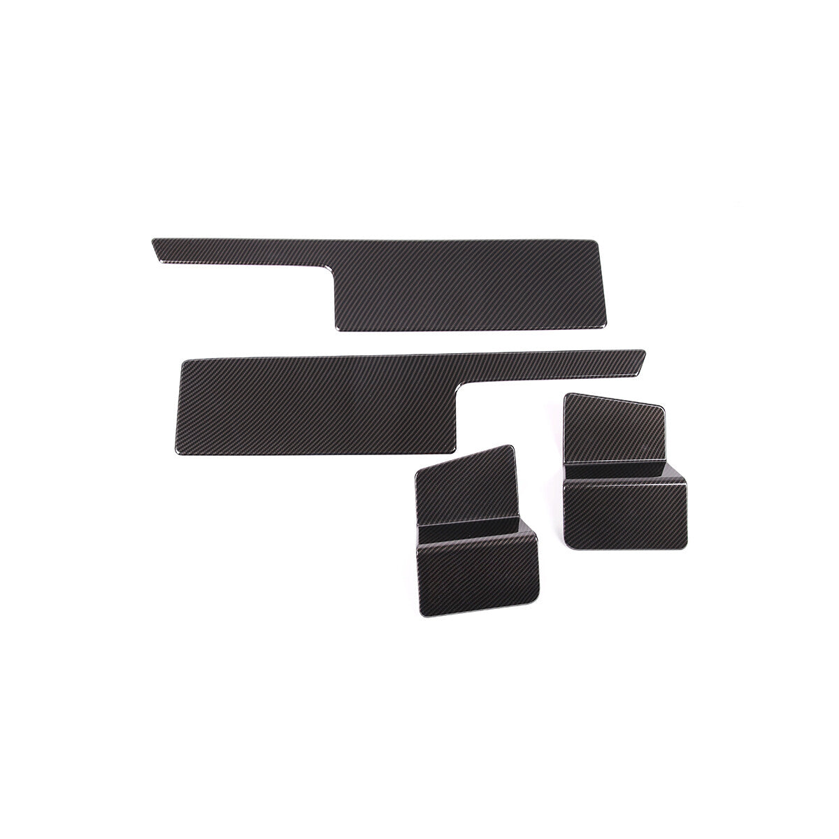 ABS Carbon Fiber Door panel strip cover trim For Toyota FJ Cruiser 2007-2021 US 9